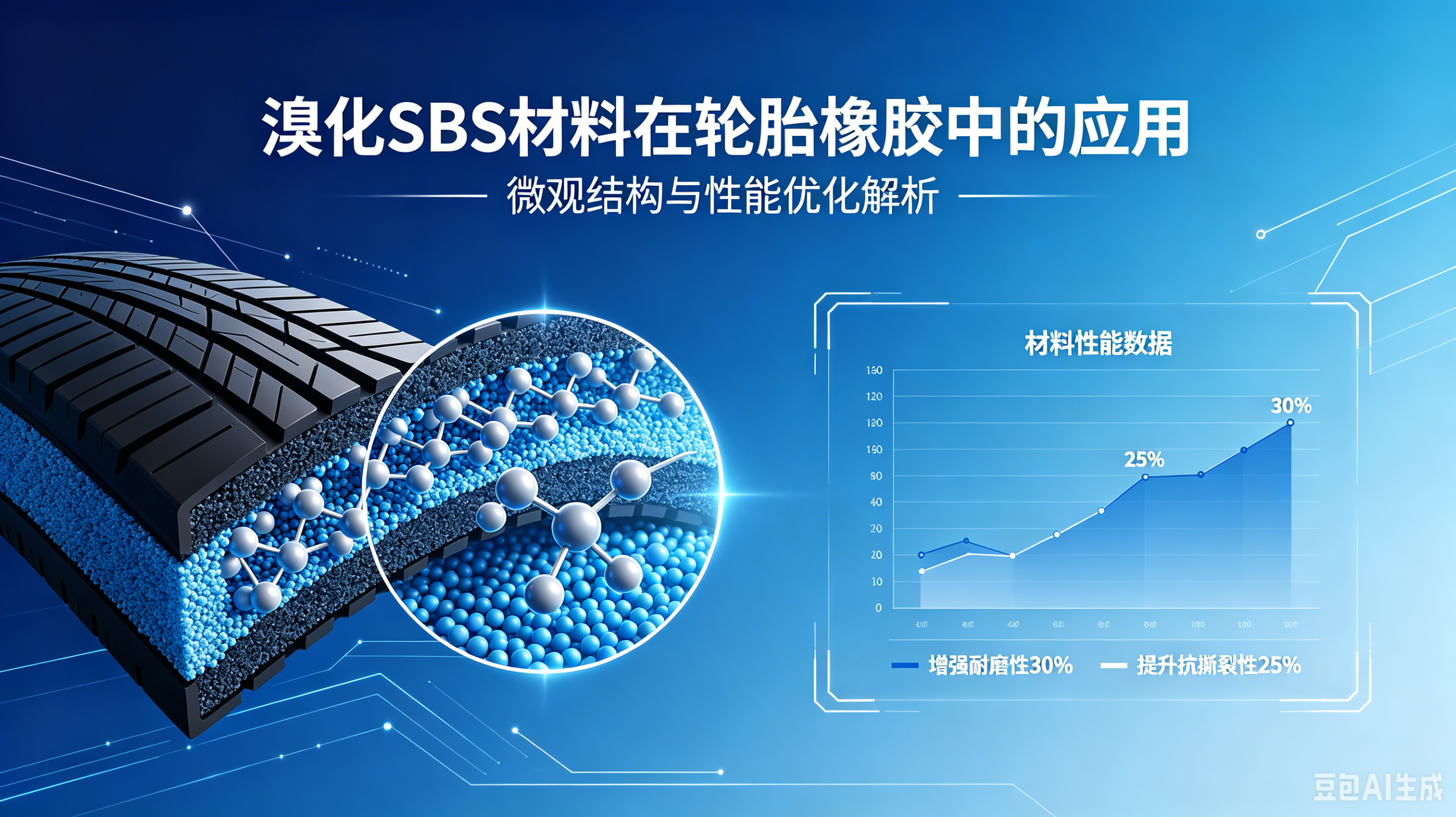 溴化SBS在高氣密性輪胎橡膠體系中的配伍機制、應(yīng)用效能及工藝適配研究